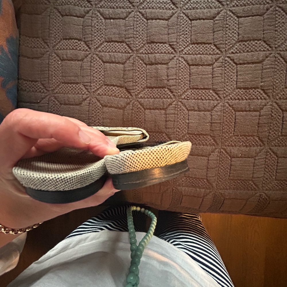 Authentic Prada Canvas Slides with Logo Plaque - Picture 9 of 10